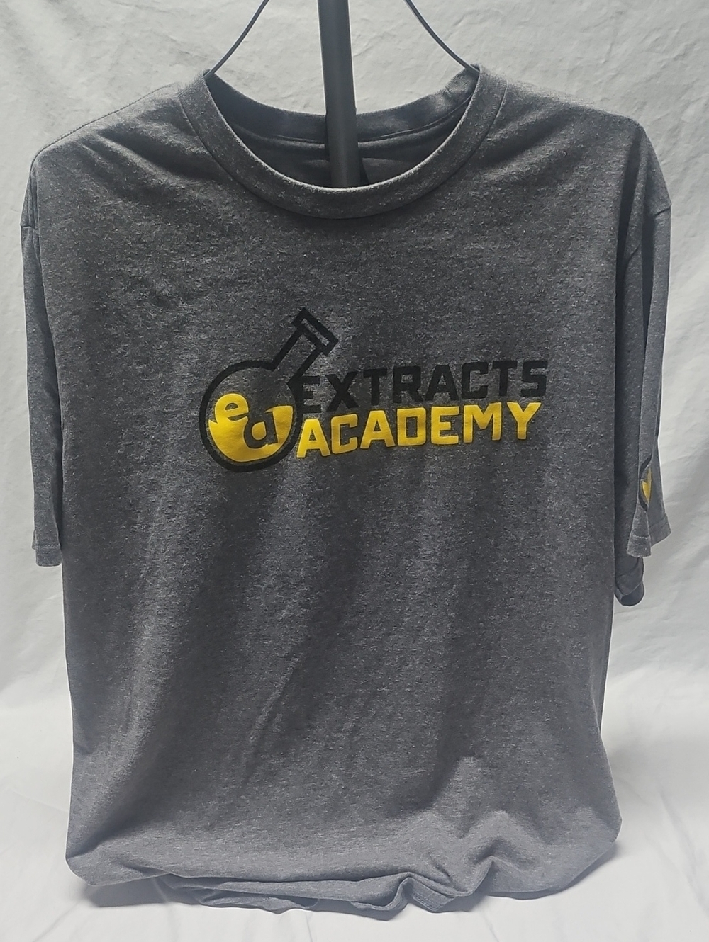 ea Extract Academy Labs Graphic Soft Tee Grey with Yellow